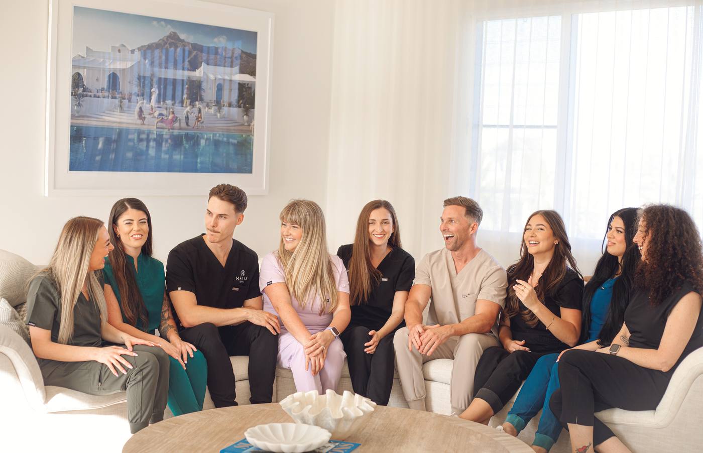 Helix Dental team group